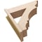 Ekena Millwork 7 1/2-in W x 26-in D x 26-in H Balboa Trad Rough Cedar Woodgrain TimberThane Outlooker, Primed Tan OUTUR075X26X26BOA04RCPR - alternate 2